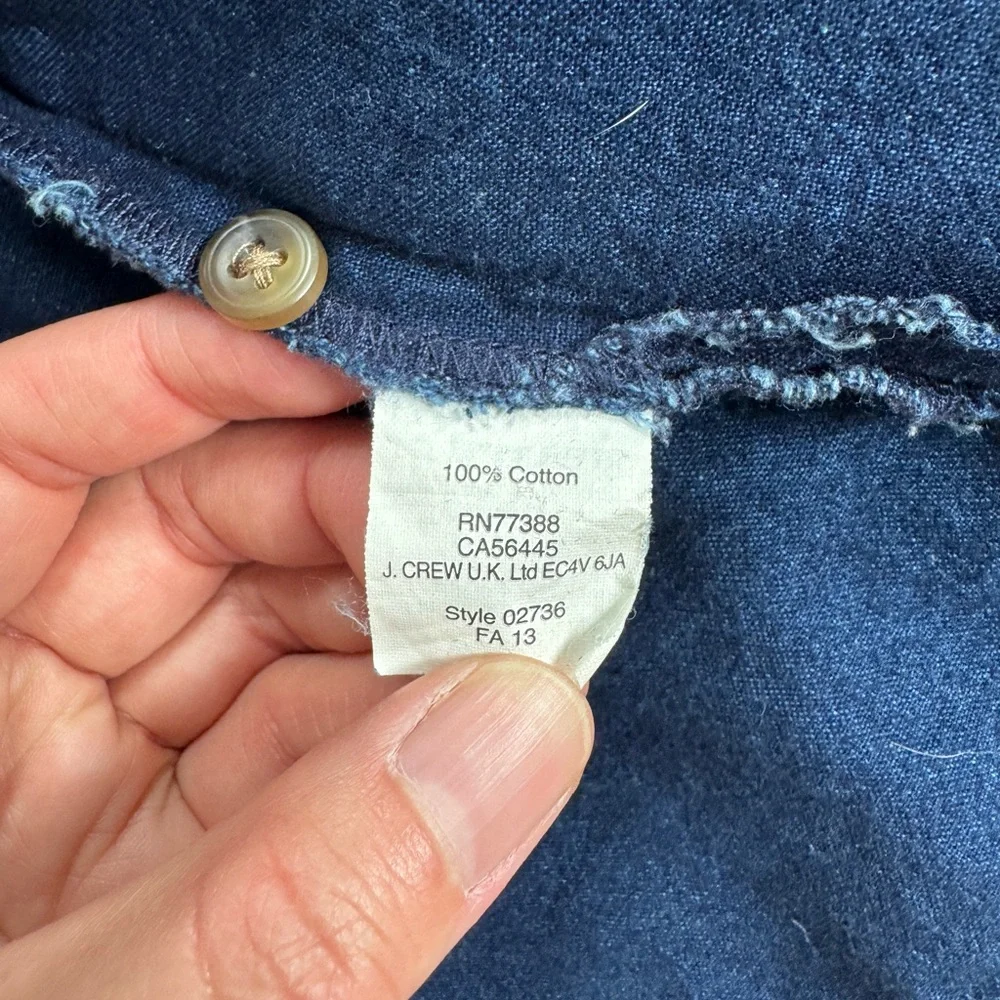 Madewell denim women’s button up - Picture 3 of 3